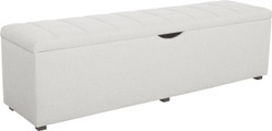 Places of Style Hockerbank »Checked«, mit Stauraum, Breite 120 cm und 160 cm, auch als Garderobenbank oder Bettbank geeignet