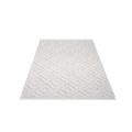 Carpet City Teppich »CLASICO 8927«, rechteckig, Kurzflor, Hochtief-Muster/ 3D-Effekt Rauten, Fransen, Wohnzimmer