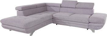 COTTA Ecksofa, inklusive Kopf- und Armteilverstellung, wahlweise mit Bettfunktion