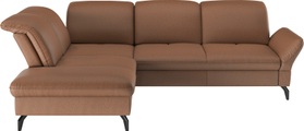 sit&more Ecksofa »Leandro L-Form«, Wahlweise mit Bett-, Kopfteil - und Armlehnfunktion, sowie Stauraum