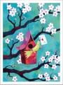 Wall-Art Poster »Märchen Wandbilder Vogelhäuschen«, Vögel, (1 St.), Poster, Wandbild, Bild, Wandposter