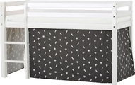 Hoppekids Hochbett, mit Matratze und Textil-Set