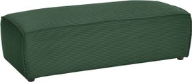 Home affaire Hocker »NEU: SHERWOOD XXL, Polsterhocker, Cord, Webstoff«, rechteckig, bequemer Sitzkomfort, 130/60/44 cm, Krokodilverbinder