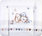 ZÖLLNER Wickelauflage Softy 75x85 cm Schmusebär weiss
