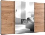 Fresh To Go Schwebetürenschrank »Level«, mit Synchronöffnung