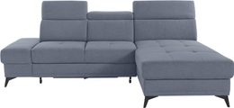 INOSIGN Ecksofa »Cardiz«, inkl.Kopfteilverstellung und Federkern wahlweise mit Bettfunktion + Bettkasten oder Vorziehsitz + Bettkasten