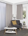 Home Basics Gardine »SANDA Set«, (3 St.), Fertigschal, blackout