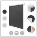 LICHTBLICK ORIGINAL, Seitenzugrollo »Verdunkelungsrollo Thermo-Rollo Klemmfix ohne Bohren mit Seitenverspannung Sichtschutz Hitzeschutzrollo«, LICHTBLICK ORIGINAL, verdunkelnd, verspannt, Verdunklungsrollo mit Klemmträger und Silberbeschichtung blickdicht - für Fenst