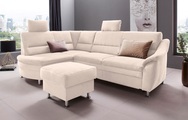 Places of Style Ecksofa »Cardoso«, Federkern, wahlweise mit Bett, Schubkasten
