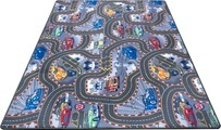HANSE Home Kinderteppich »Spielteppich Kinder«, rechteckig, 6,5 mm Höhe, Robust Strassen Spielunterlage, Kurzflor, Kinderzimmer, Auto, Strapazierfähig, Pflegeleicht