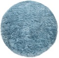Paco Home Hochflor-Teppich »Akumal 930«, rund, 60 mm Höhe, Shaggy, besonders weich durch Softgarn, Uni-Farben, ideal im Wohnzimmer & Schlafzimmer