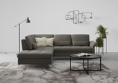 INOSIGN Ecksofa »Palm Beach«, Federkern, mit Sitztiefenverstellung, wahlweise mit Bettfunktion, Bettkasten und Armteilverstellung