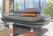 COTTA Polstergarnitur, (Set), Set: bestehend aus 2-Sitzer und Hocker, Sofa Inklusive Rückenverstellung