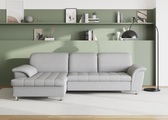 DOMO collection Ecksofa »Franzi«, wahlweise mit Bettfunktion, Bettkasten und Kopfteilverstellung, frei im Raum stellbar