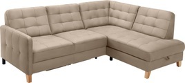 exxpo - sofa fashion Ecksofa »Elio«, wahlweise mit Bettfunktion und Bettkasten, in vielen Bezugsqualitäten