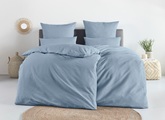 Schlafwelt Bettwäsche »Sari2 in Gr. 135x200 oder 155x220 cm«, (2 tlg.), aus Baumwolle, uni Bettwäsche in Seersucker Qualität ideal für Sommer