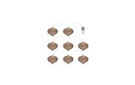 LED-Lichterkette »Sirius Millie, Braun«, 8 St.-flammig