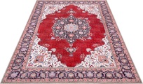 NOURISTAN Designteppich »Medaillon Rana«, rechteckig, 7 mm Höhe, Klassischer Teppich, Orient Optik, Vintage Design, Gekettelt, Wohnzimmer, Schlafzimmer, Robust, Pflegeleicht