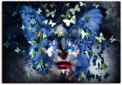 Artland Wandbild »Fräulein Schmetterling«, (1 St.), in vielen Grössen & Produktarten - Alubild / Outdoorbild für den Aussenbereich, Leinwandbild, Poster, Wandaufkleber / Wandtattoo auch für Badezimmer geeignet