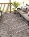 Carpet City Teppich »Santorini«, rechteckig, 5 mm Höhe, 3D-Effekt, für Wohnzimmer, Flur, Küche, Wintergarten, Balkon, Wetterfest & UV-beständig