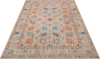 NOURISTAN Designteppich »Nain Madina«, rechteckig, 7 mm Höhe, Klassischer Teppich, Orient Optik, Vintage Design, Gekettelt, Wohnzimmer, Schlafzimmer, Robust, Pflegeleicht