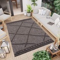 Carpet City Teppich »SANTORINI 58578«, rechteckig, 5 mm Höhe, 3D-Design: Flor erzeugt ein Hoch-Tief-Effekt, In- und Outdoor geeignet