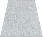 Ayyildiz Teppiche Teppich, rechteckig, 8 mm Höhe, Flachflor mit Hoch-Tief-Struktur, In-und Outdoor geeignet