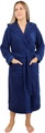andas Damenbademantel »»Livia««, (1 St.), gemusterter Bordüre, langer Bademantel Damen, 100% Baumwolle, XS-2XL