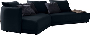 designwerk Ecksofa »New York«, mit moderner Rundung im Korpus