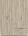 Demeyere GROUP Drehtürenschrank »Kinderkleiderschrank, 4 Türen, 2 Schubladen«, Breite ca. 157cm, Höhe ca. 200cm