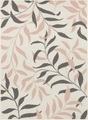 Home affaire Teppich »Alexander«, rechteckig, 8 mm Höhe, Kurzflor, Florales Design, schlichte Farben, Wohnzimmer, Schlafzimmer, Arbeitszimmer, Robust, Pflegeleicht