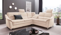 Places of Style Ecksofa »Cardoso«, Federkern, wahlweise mit Bett, Schubkasten, teilweise Relaxfunktion