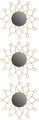 Myflair Möbel & Accessoires Wandspiegel »Aruba«, (Set, 3 St.)