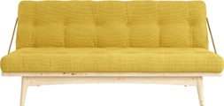 Karup Design Schlafsofa FOLK Cord Gestell und Stofffarbe auswählbar