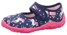Superfit Hausschuh »BONNY WMS Schuh Weiten Mess System: M IV Mittel«, mit Einhorn-Print