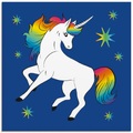 Artland Glasbild »Einhorn«