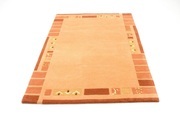 morgenland Wollteppich »Nepal Teppich handgeknüpft orange«, rechteckig, 18 mm Höhe, handgeknüpft