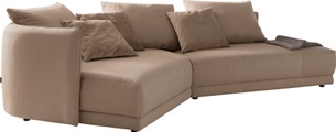 designwerk Ecksofa »New York«, mit moderner Rundung im Korpus