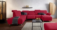Places of Style Wohnlandschaft »Manhattan«, 2 Sitze mit elektrischer Relaxfunktion, verstellbare Armlehnen