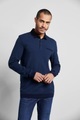 bugatti Langarm-Poloshirt, mit Brusttasche