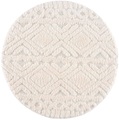Home affaire Hochflor-Teppich »Andro«, rund, Boho Stil, weich, Hoch Tief Struktur, Wohnzimmer