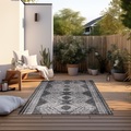 ELLE DECORATION Teppich »Merge, In- und Outdoor«, rechteckig, Flachgewebe, In-& Outdoor, Modern, Wendeteppich, Balkon, Wohnzimmer