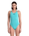 ARENA, Arena Damen Badeanzüge Arena Damen Badeanzüge W Team Swimsuit Swim Tech Solid, Blau, ideal für Wassersport, Blau