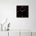 Leonique Wanduhr »Marmor«, lautlos, ohne Tickgeräusche, nicht tickend, geräuschlos - wählbar: Funkuhr o. Quarzuhr, moderne Uhr für Wohnzimmer, Küche etc. - Stil: modern
