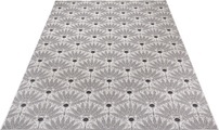 White Label - Teppich In-& Outdoor - 80 x 150 cm; - Creme, Schwarz