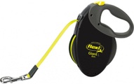 flexi, Hundeleine flexi Giant L - 8 m - schwarz / neon