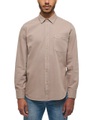 Mustang, MUSTANG Langarmhemd »Style Clemens Hvy Twill Wash«