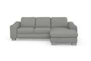 sit&more Ecksofa »Durness«, mit Federkern und hochwertigen Edelstahlfüssen, wahlweise mit Kopfteilverstellung, Bettfunktion und Bettkasten oder mit Bettfunktion und Bettkasten
