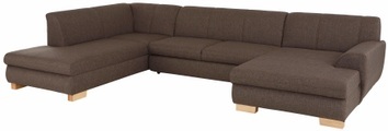 Home affaire Wohnlandschaft »Nika«, Wohnlandschaft, MELROSE®/Struktur oder Struktur fein, wahlweise mit Bettfunktion