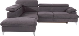 COTTA Ecksofa »Caluso«, inklusive Kopfteilverstellung, wahlweise mit Bettfunktion